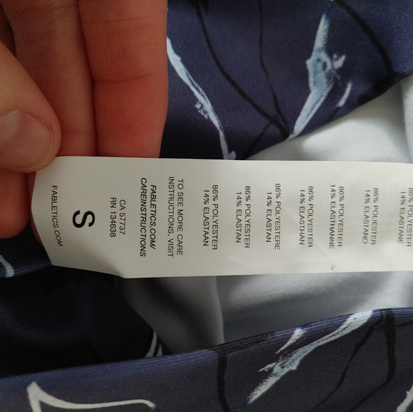 2/$40 Floral Fabletics Leggings - Picture 4 of 7